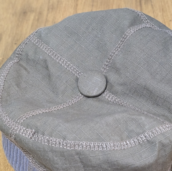 Broner Women's One Size Olive Green & Gray Ripstop Canvas Cap Hat NWOT - Picture 7 of 7